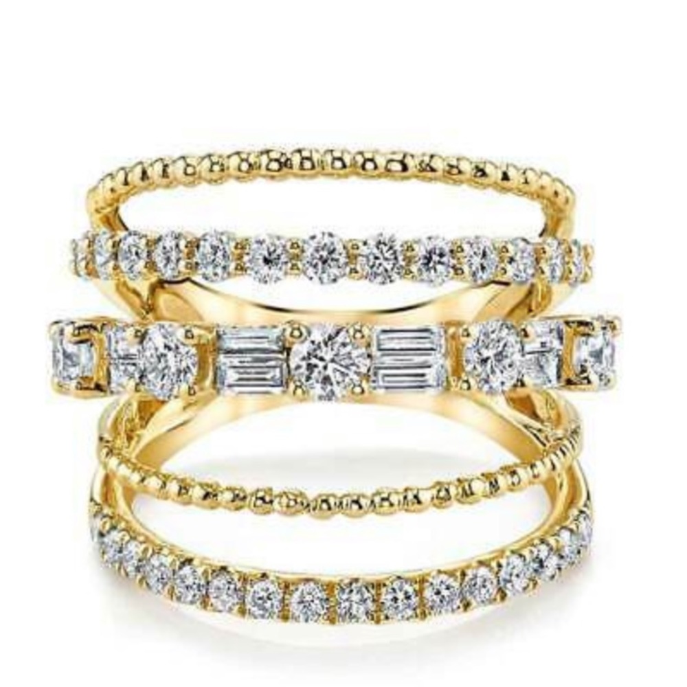 NEW 14k yellow gold plated Ring - Picture 1 of 4